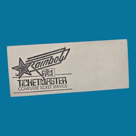 Rolling Stones Halloween Rainstorm 1981 Concert Ticket Stub - Cotton Bowl Dallas - Picture 2 of 3